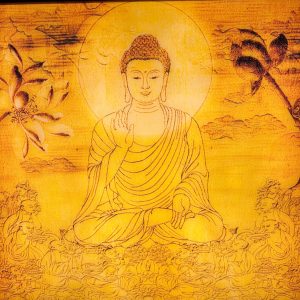 Tranh Trúc Chỉ Phật A Di Đà