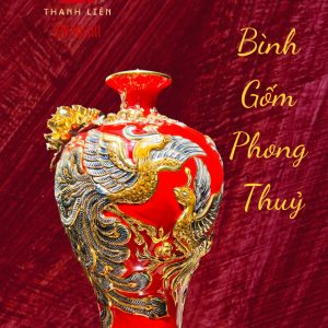 Mai bình tích lộc đắp nổi vẽ vàng